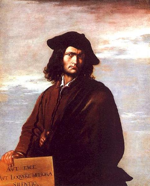 Salvator Rosa Self Portrait bbb oil painting picture